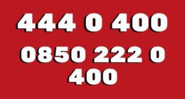 444 0 400 ve 0850 222 0 400 Nerenin Numarası